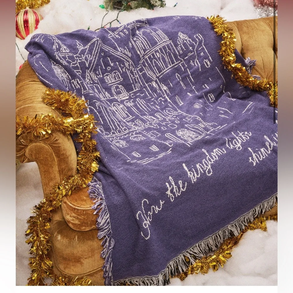 Taylor Swift Woven Blanket Long Live How The Kingdom Lights Shined Speak Now - Picture 2 of 3